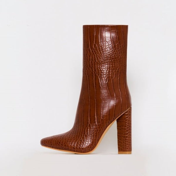 Work + Happy Hour Calf length Boots