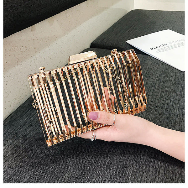 Luxury Cage Clutch