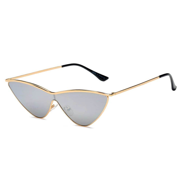 FONTANA | S2067 - Women Metal Cat Eye Sunglasses